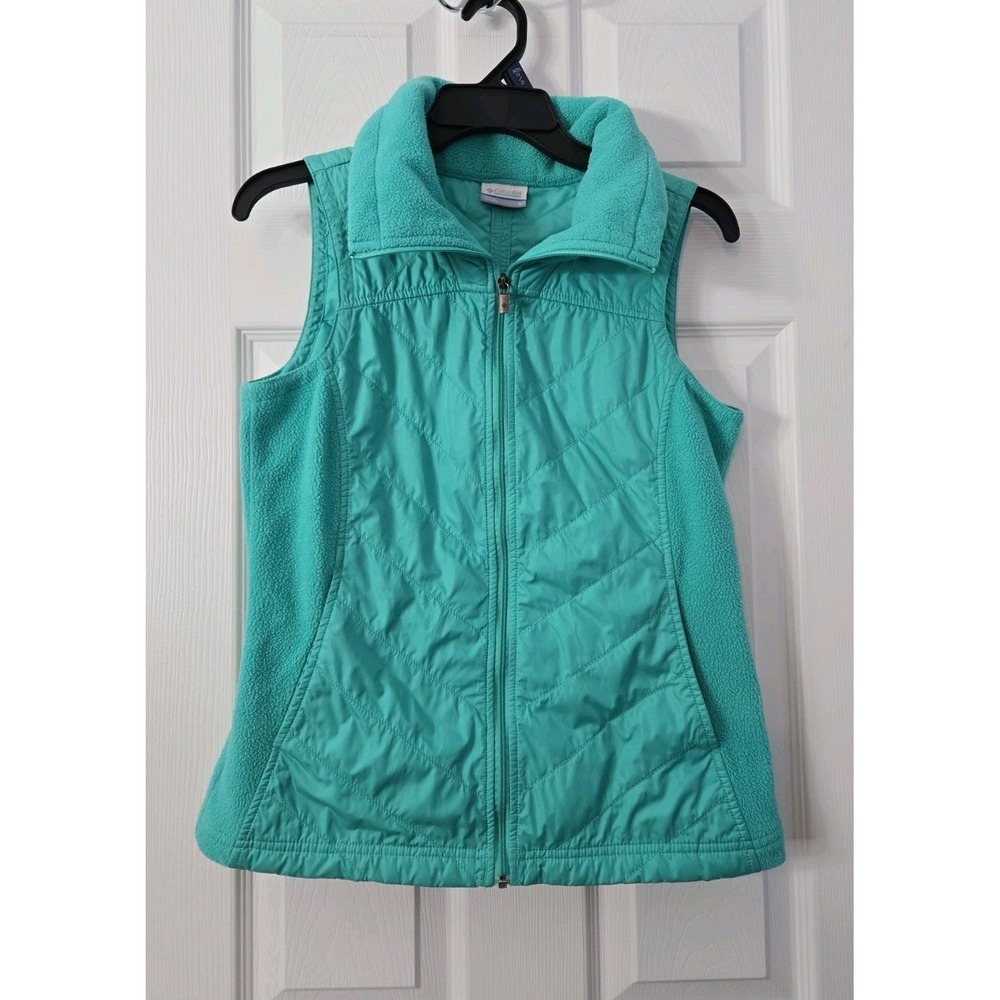 Columbia Vest Size Small Light Weight Turquoise